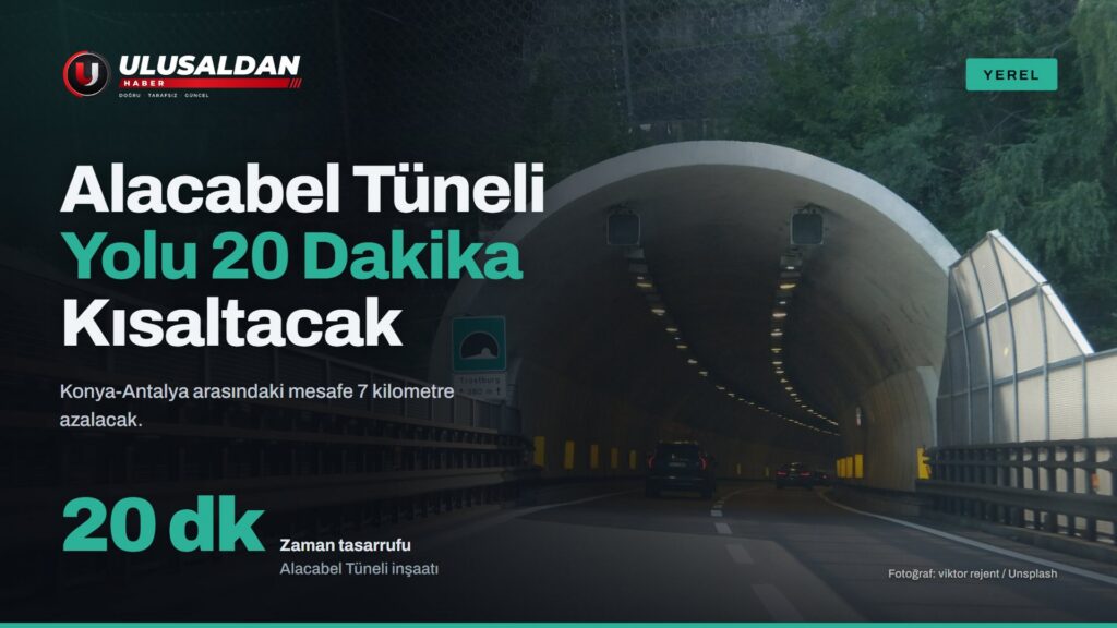 Alacabel Tüneli — Bir dağ yolu tüneli girişi