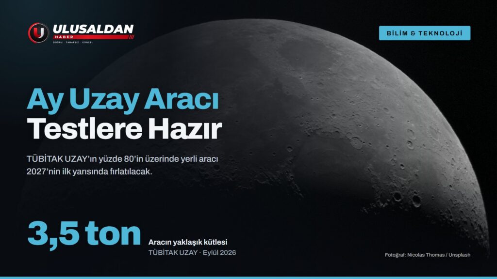 Ay Uzay Aracı Testlere Hazır: Türkiye 2027’de Ay Yörüngesini Hedefliyor