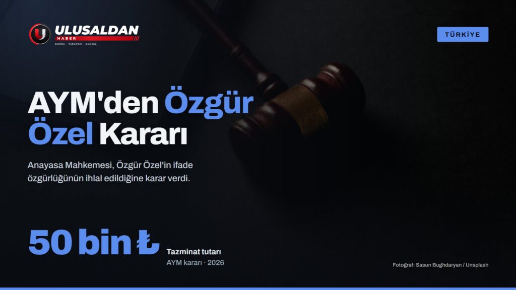 AYM’den Özgür Özel Kararı: İfade Özgürlüğü İhlal Edildi
