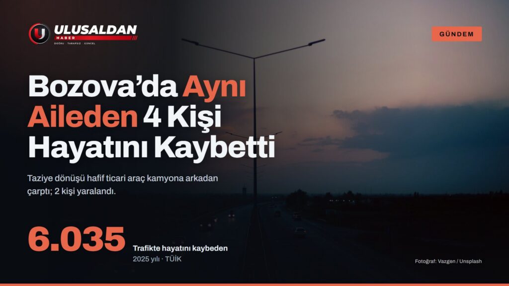 Bozova’da Kamyona Çarpan Hafif Ticari Araçta Aynı Aileden 4 Kişi Öldü