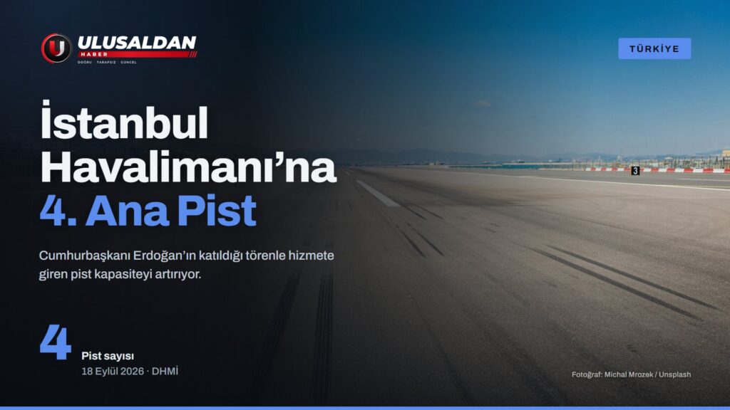 İstanbul Havalimanı’nda 4. Ana Pist Törenle Açıldı