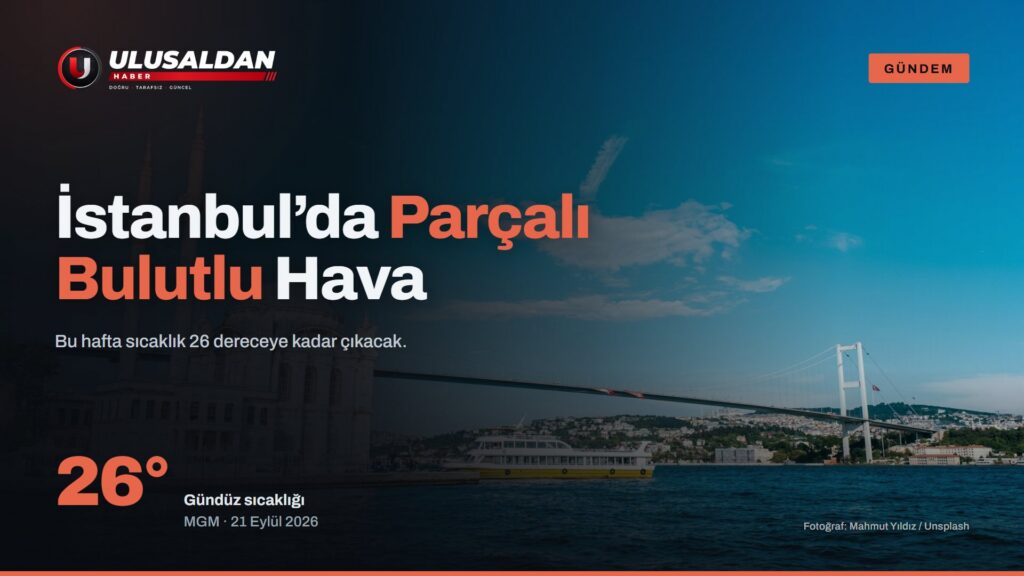 İstanbul’da Bu Hafta Hava: Parçalı Bulutlu ve Ilıman