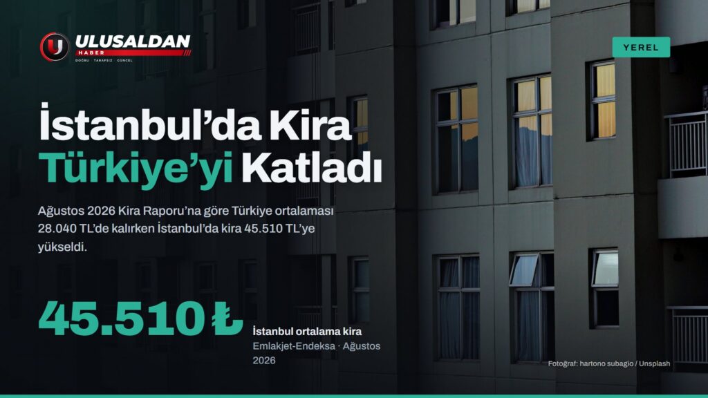Çok pencereli modern bir apartman binasının cephesi (İstanbul kira fiyatları haberi, temsili görsel)