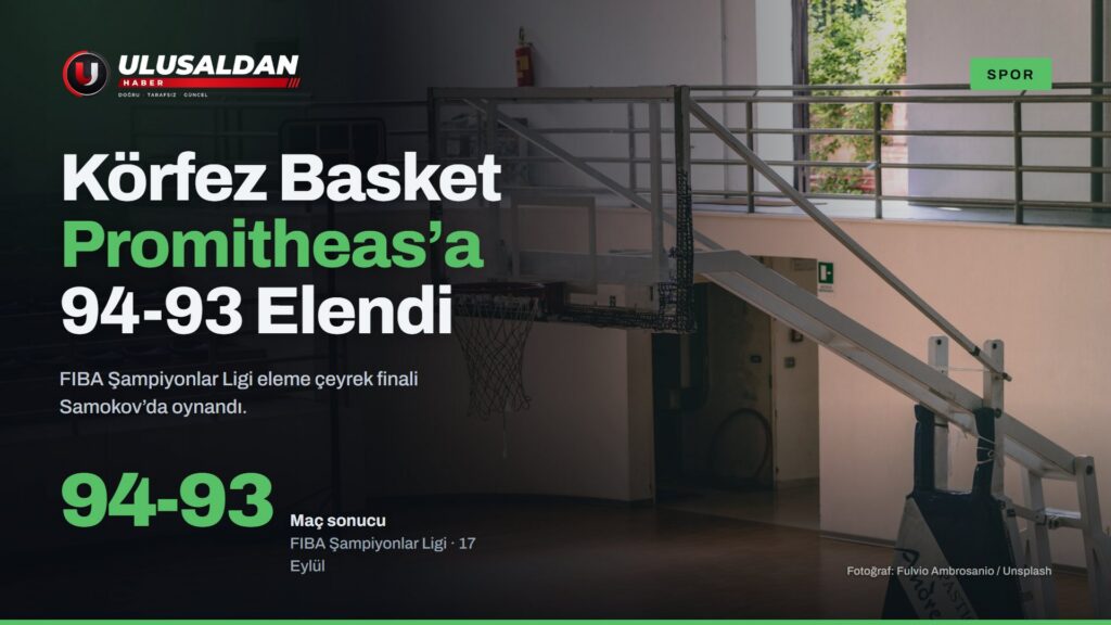 Körfez Basket, Promitheas’a 94-93 Yenilerek Elendi