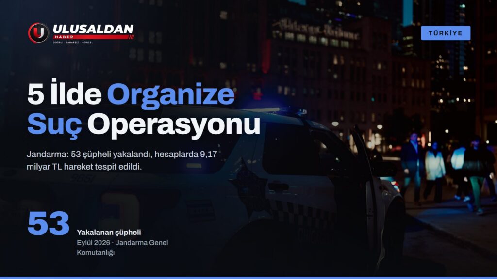 Organize Suç Operasyonu: 5 İlde 53 Şüpheli Yakalandı