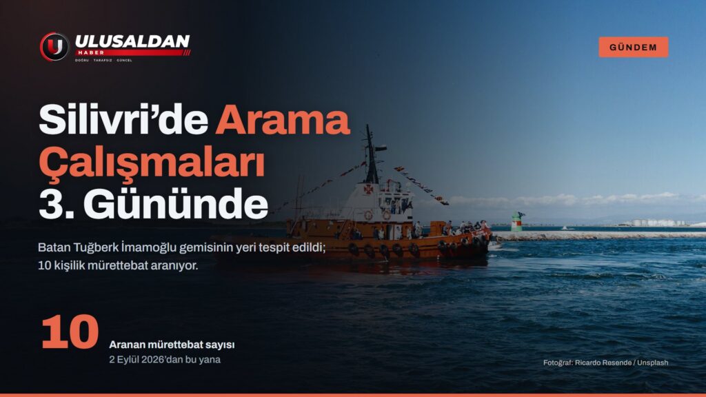 Silivri Açıklarında Batan Gemide Arama Çalışmaları 3. Gününde