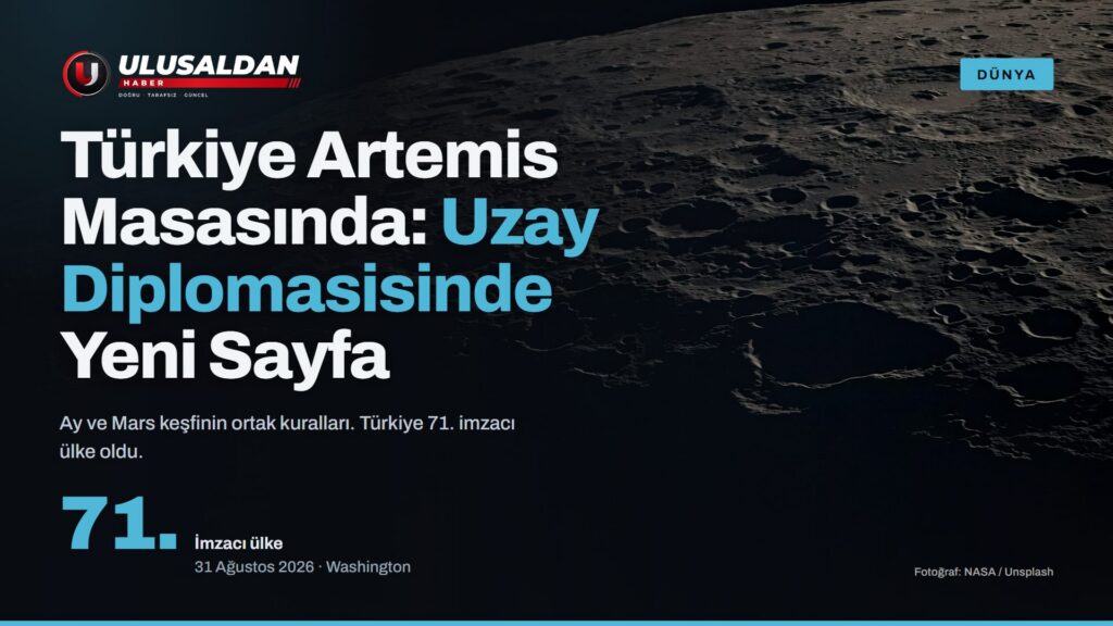 Türkiye Artemis Anlaşmaları’nın 71. İmzacısı Oldu: Uzay Diplomasisinde Yeni Sayfa