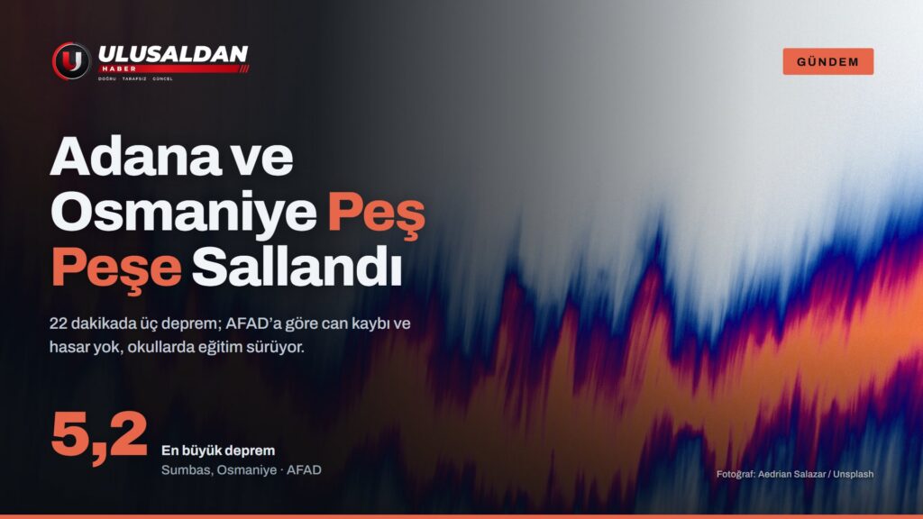 Sismik dalgaları andıran renkli bir veri görselleştirmesi
