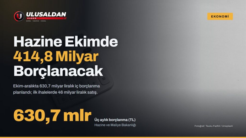 Beyaz zemin üzerinde bir hesap makinesi