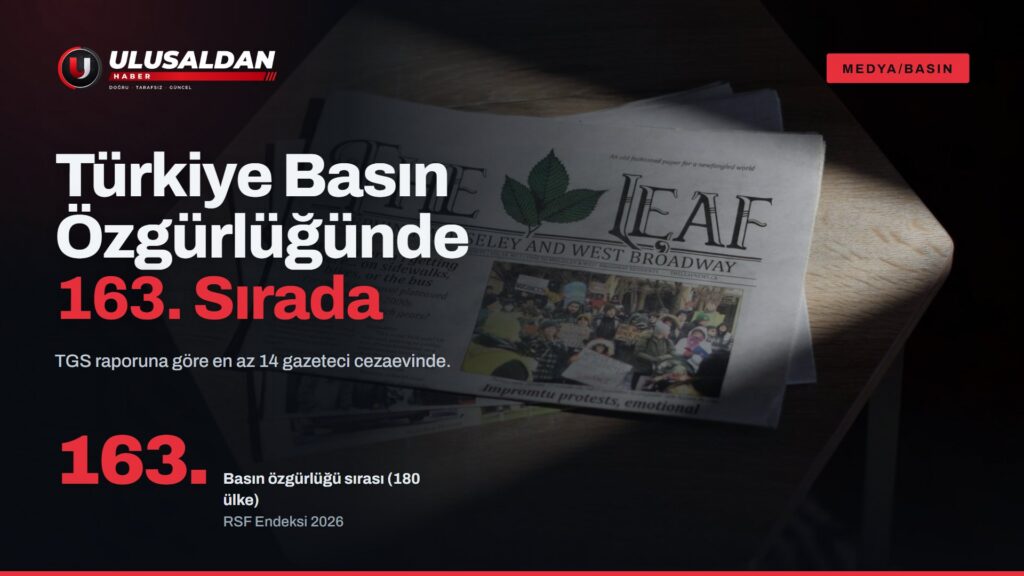 TGS Raporu: Türkiye Basın Özgürlüğünde 163. Sırada