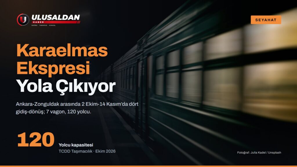 Turistik Karaelmas Ekspresi Yola Çıkıyor: Ankara-Zonguldak Arası 4 Sefer